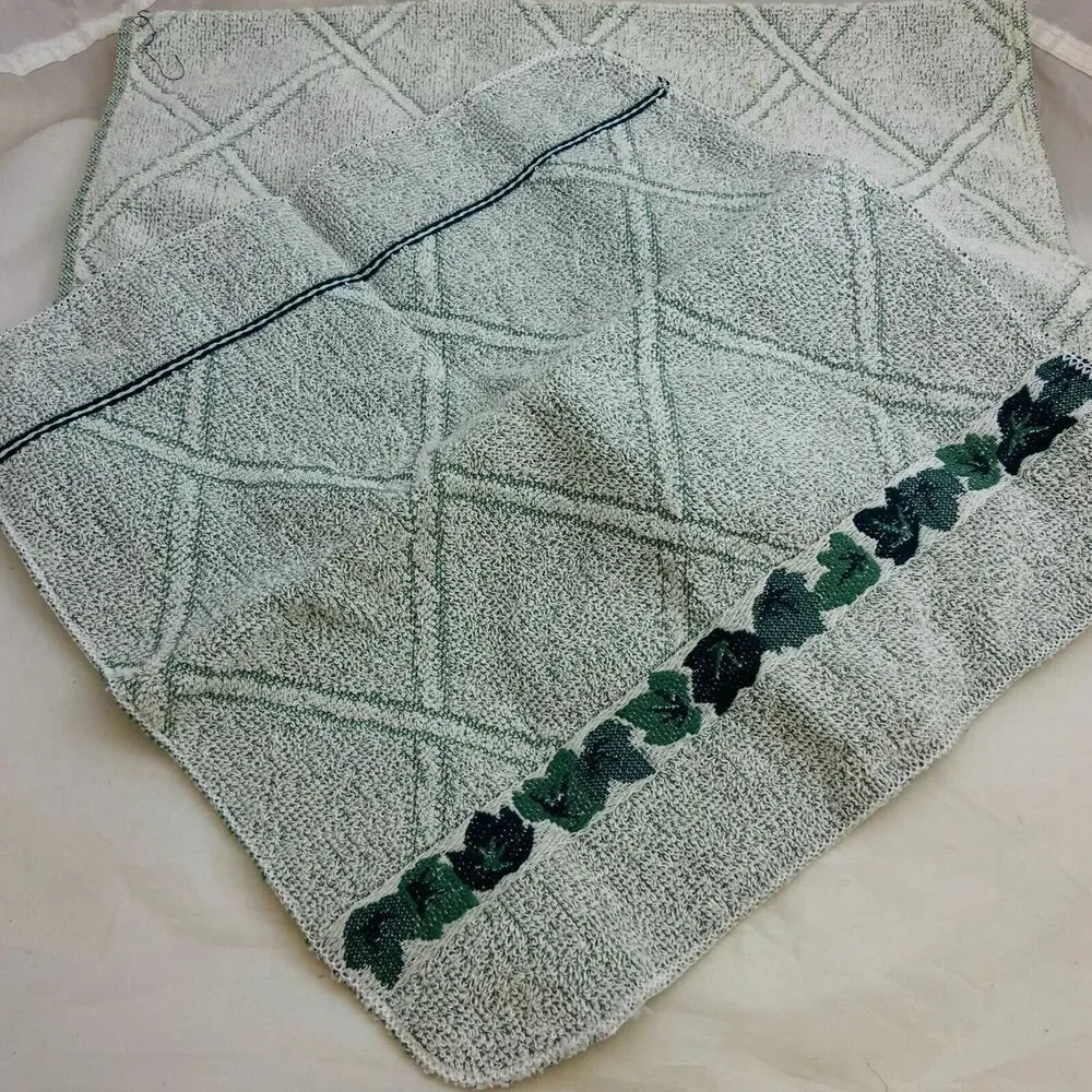 #4332 Santens VTG cotton hand and wash towels